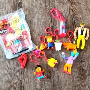 1990's vintage McDonald's & Wendy's toys